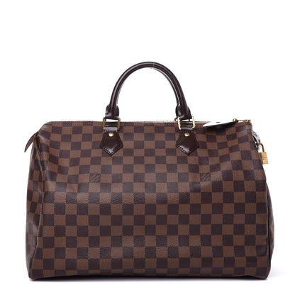 Louis Vuitton Damier Ebene Speedy 35 1 of 10