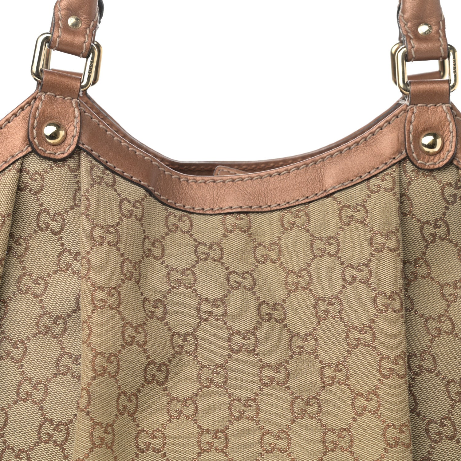 Gucci Monogram Large Sukey Tote Brown 8 of 13