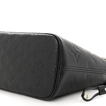 Louis Vuitton Empreinte Monogram Giant Neverfull MM Black 10 of 11