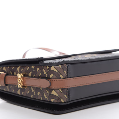 Burberry E-Canvas Monogram Small Grace Bag Bridle Brown 6 of 8