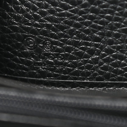 Gucci Pebbled Calfskin Soho Zip Around Wallet Black 6 of 7