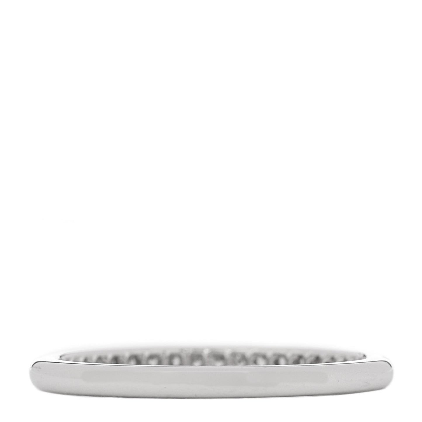 Platinum Diamond .17ctw Half Circle Soleste Band Ring 56 7.5