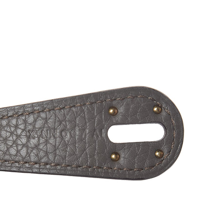 Hermes Taurillon Clemence Lindy 26 Etain 7 of 11