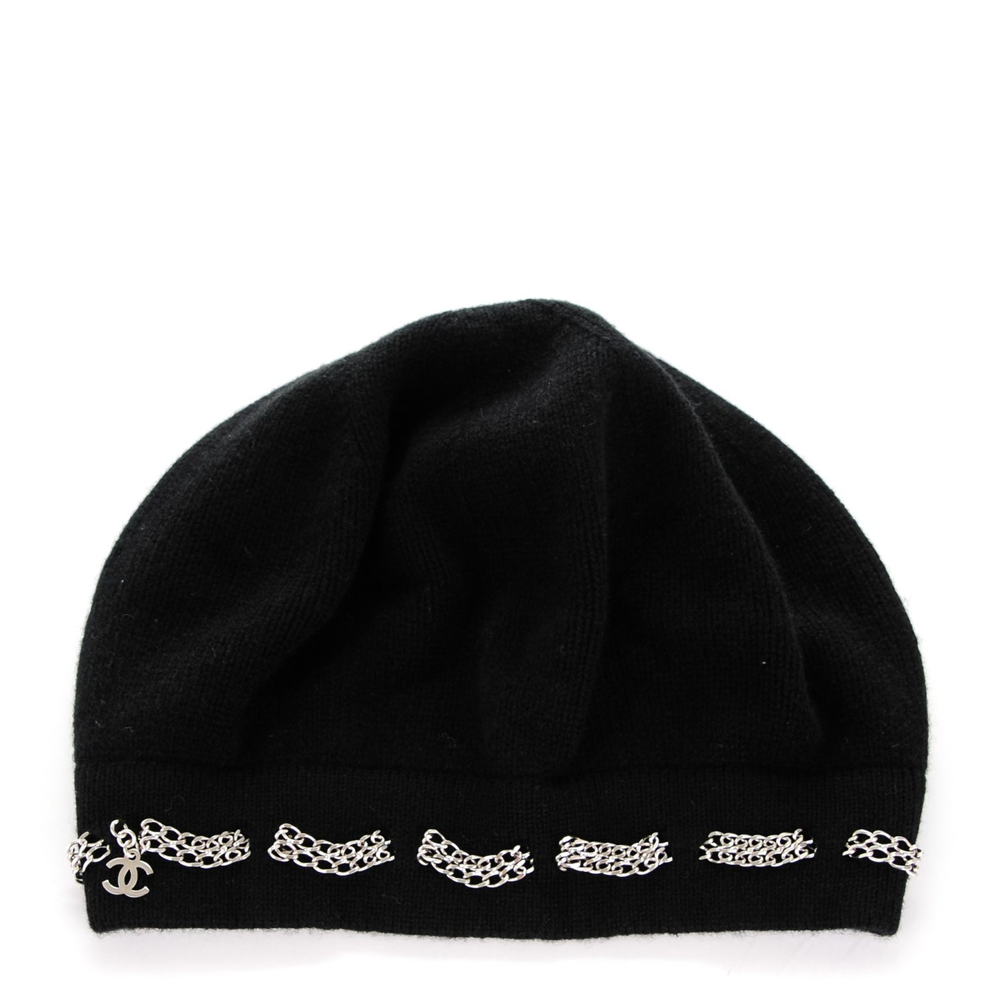 Cashmere Chain CC Beanie Black