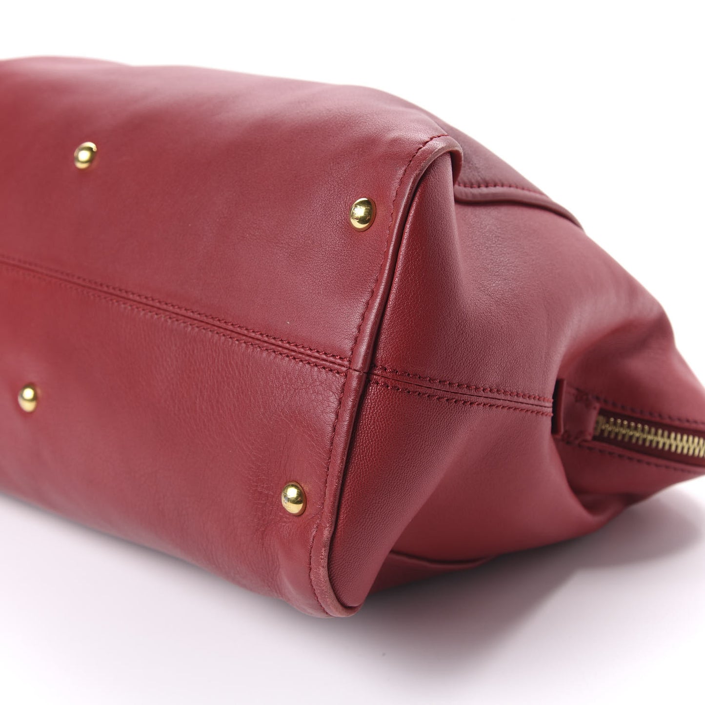 Vitello Capra Alabama Colorblock Large Chameleon Tote Ciliegia Bordeaux Ruby