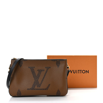 Louis Vuitton Reverse Monogram Giant Double Zip Pochette 16 of 16