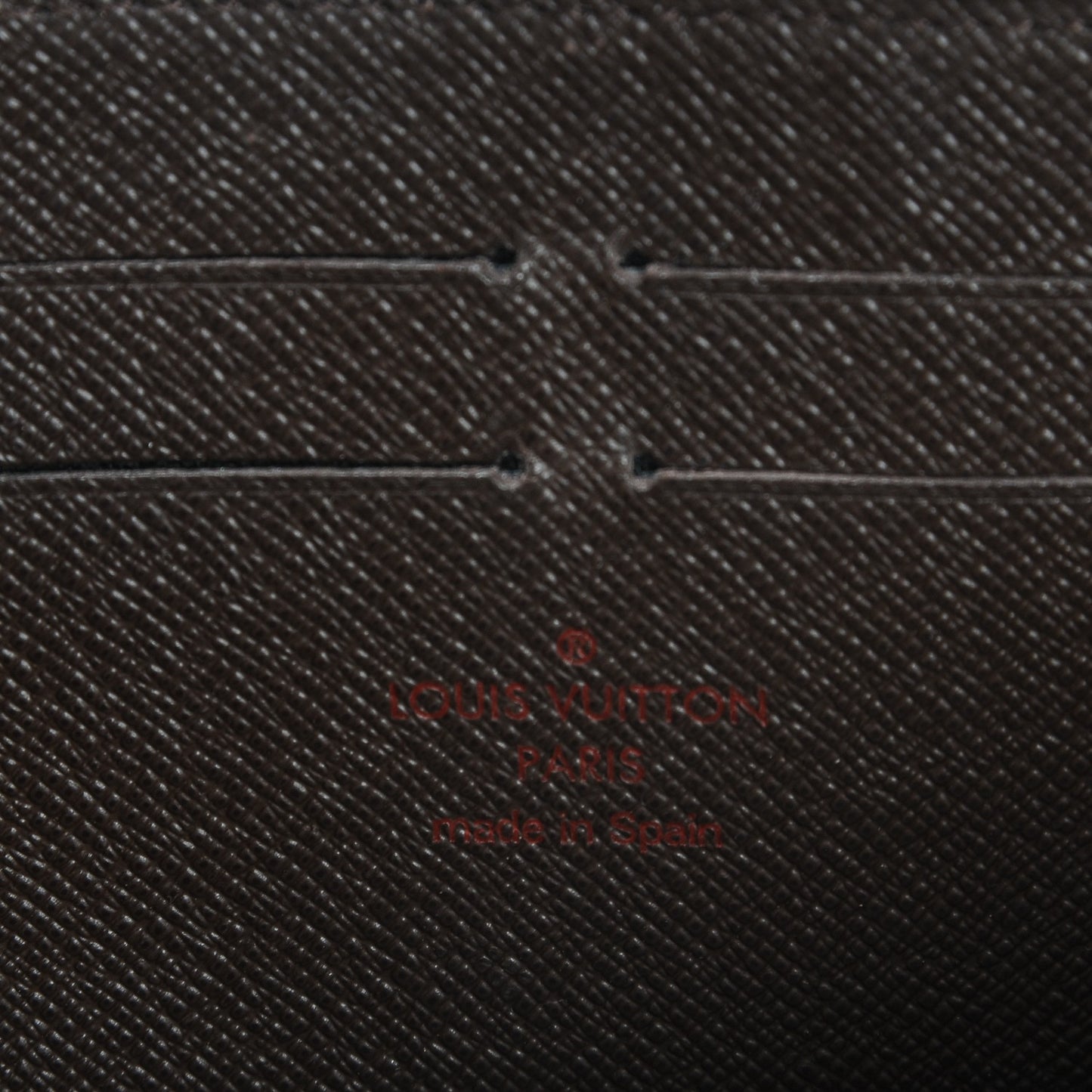 Damier Ebene Zippy Wallet