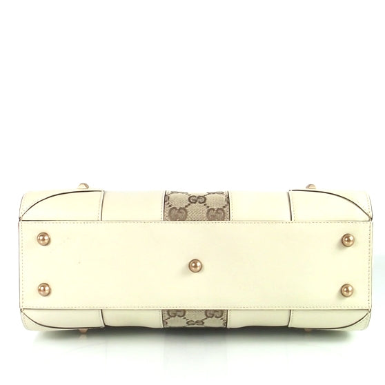 Monogram Web Satchel Ivory