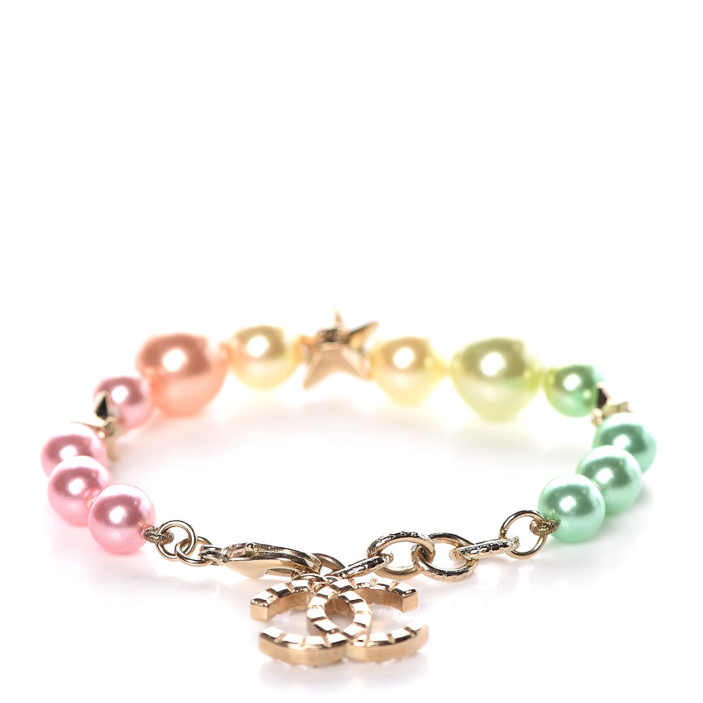 Pearl Cuba CC Bracelet Gold Multicolor