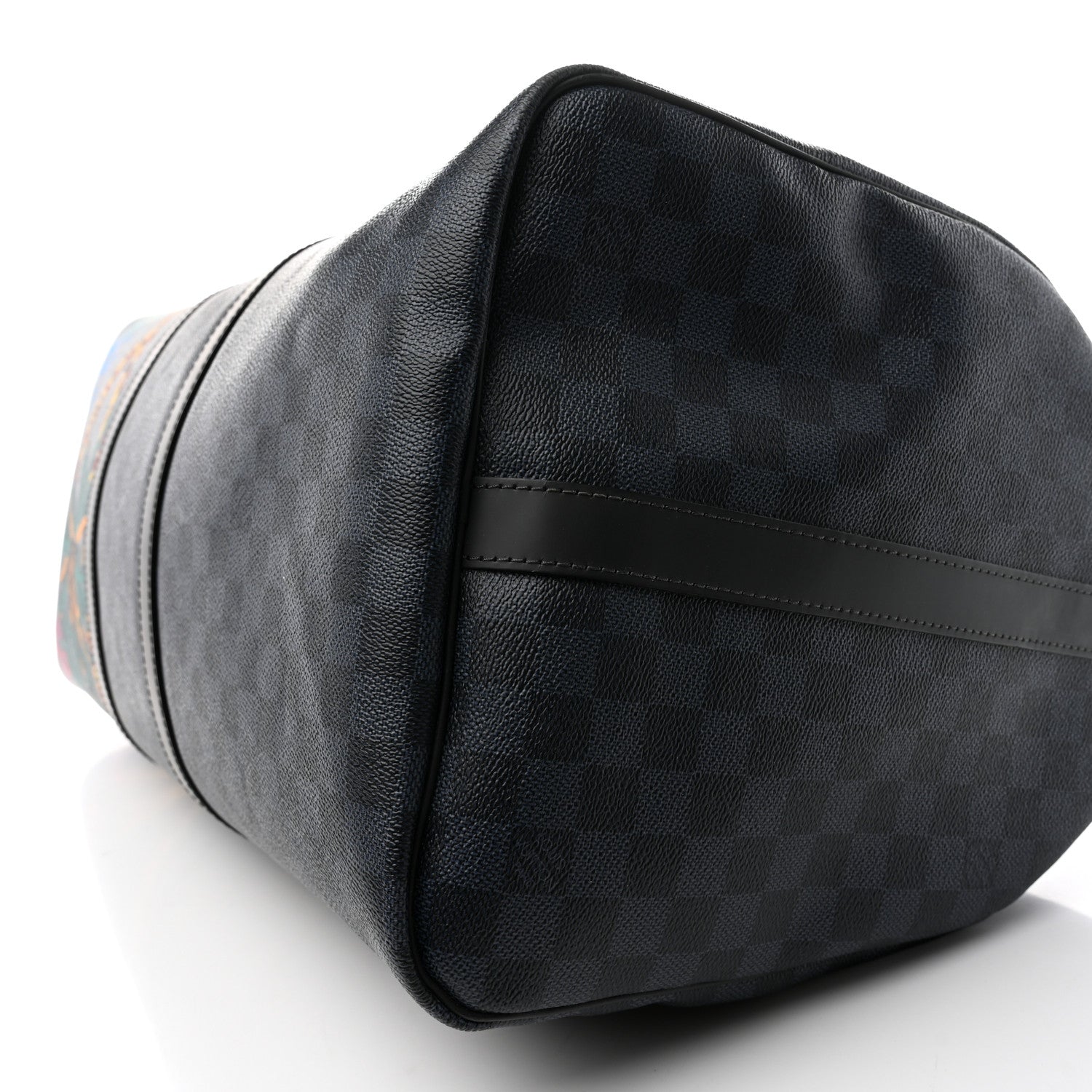 Louis Vuitton Damier Cobalt Jungle Keepall Bandouliere 55 10 of 14