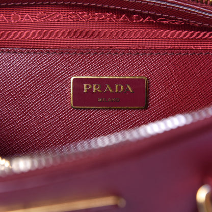 Prada Saffiano Lux Medium Promenade Tote Cherry 8 of 14