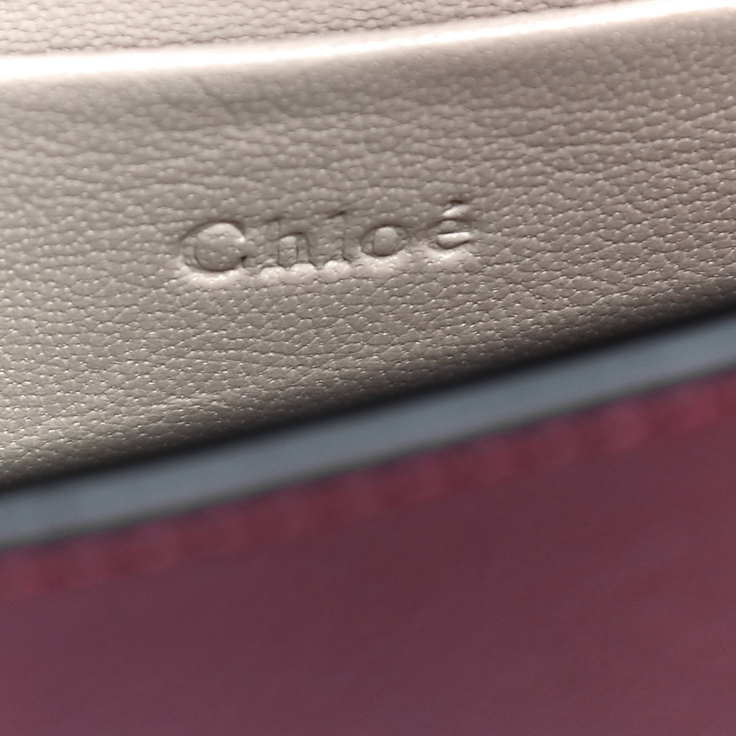 Chloe Calfskin Small Nile Bracelet Minaudiere Bag Plum Purple 9 of 18