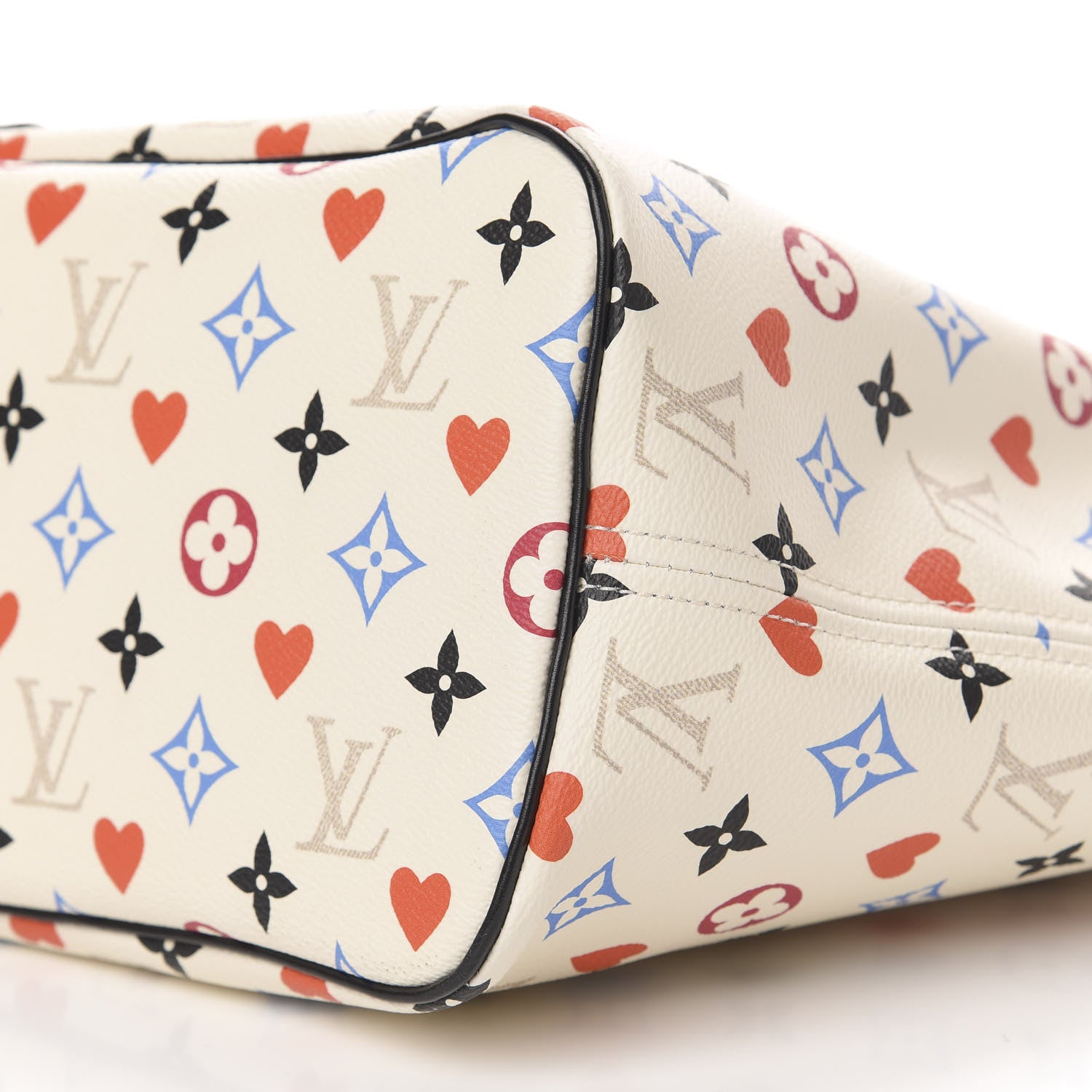 Louis Vuitton Game On Neverfull MM White 9 of 10
