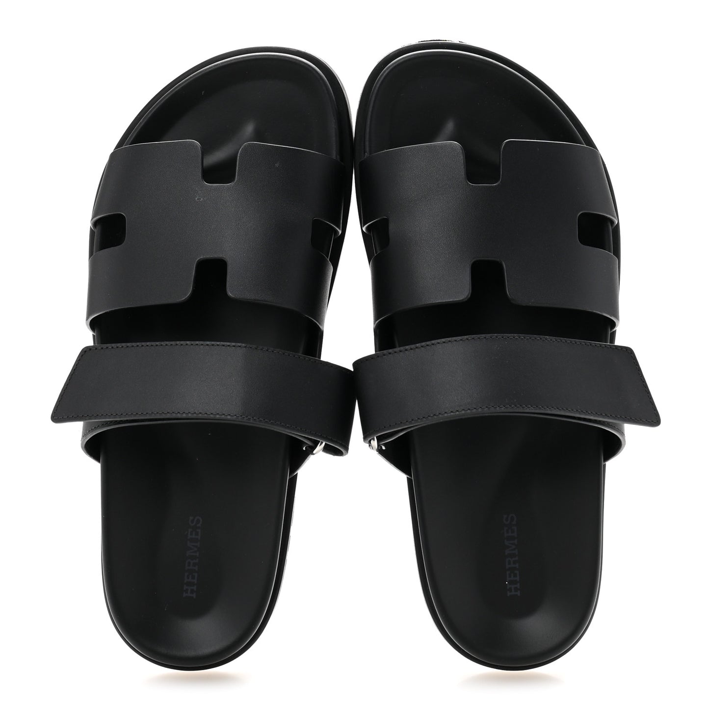 Calfskin Womens Chypre Sandals 40 Black