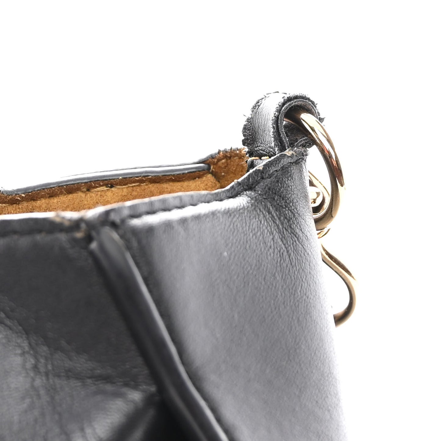 Eco Alter Nappa Perforated Logo Mini Crossbody Black