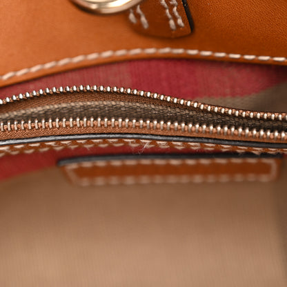 Burberry Canvas Mega Check Medium Maidstone Saddle Brown 12 of 12