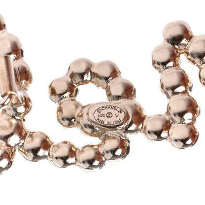 Chanel Metal Glass Swirling Pearls Brooch Pin Gold 3 of 3