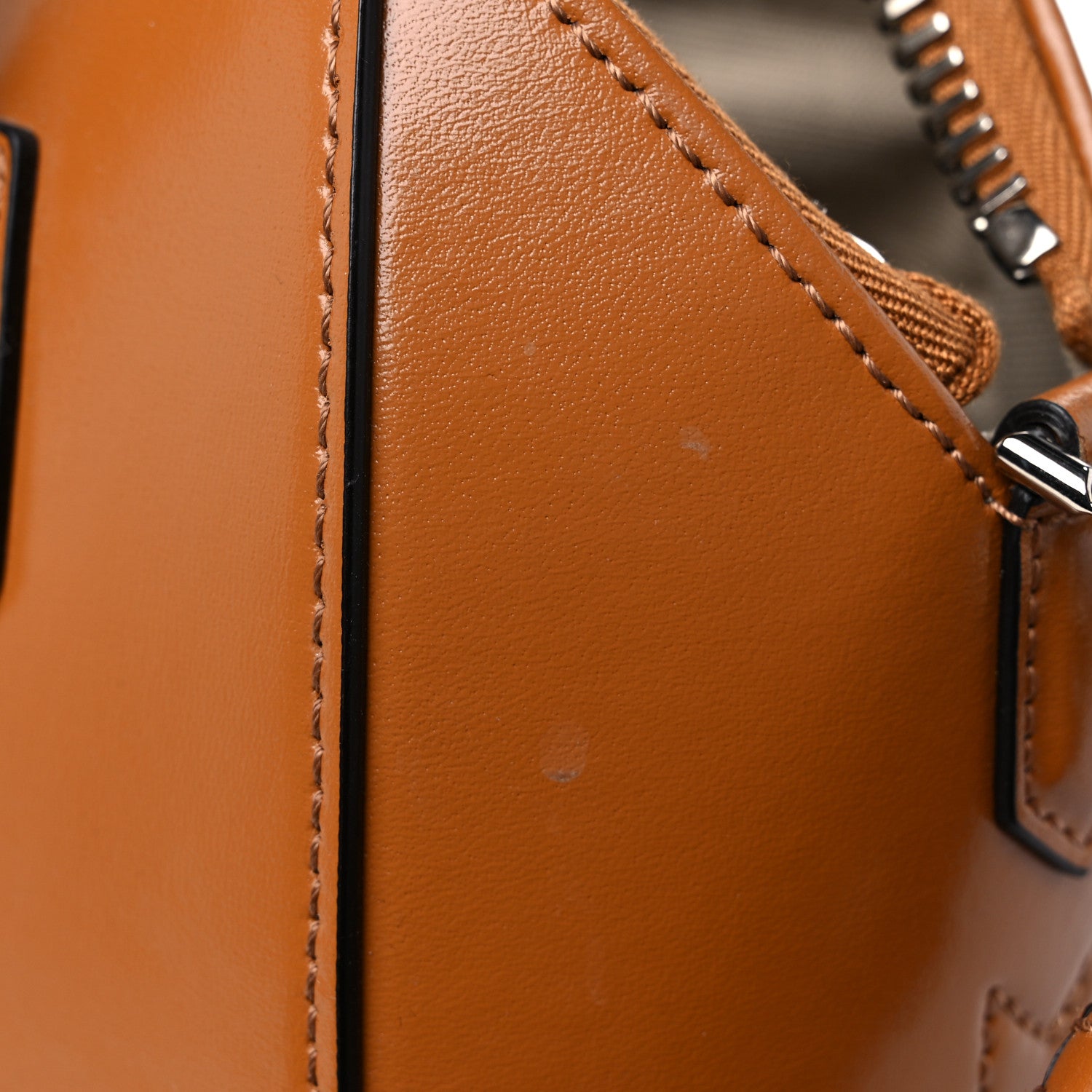 Givenchy Shiny Lord Calfskin Mini Antigona Camel 13 of 13