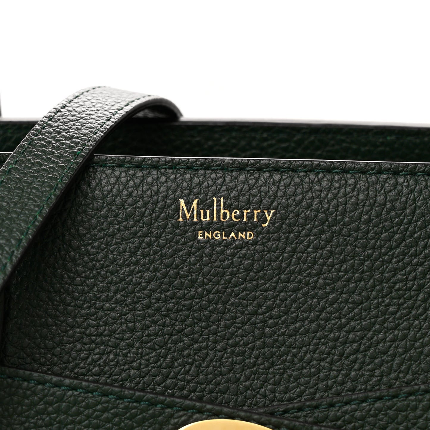 Small Classic Grain Small Zip Bayswater Mulberry Green