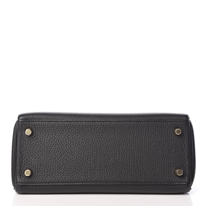 Hermes Togo Kelly Retourne 25 Black 33 of 34