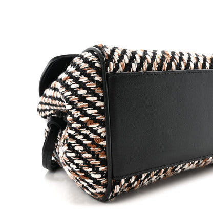 Chanel Tweed Calfskin Urban Essentials Small Shopping Bag Black Multicolor 9 of 10