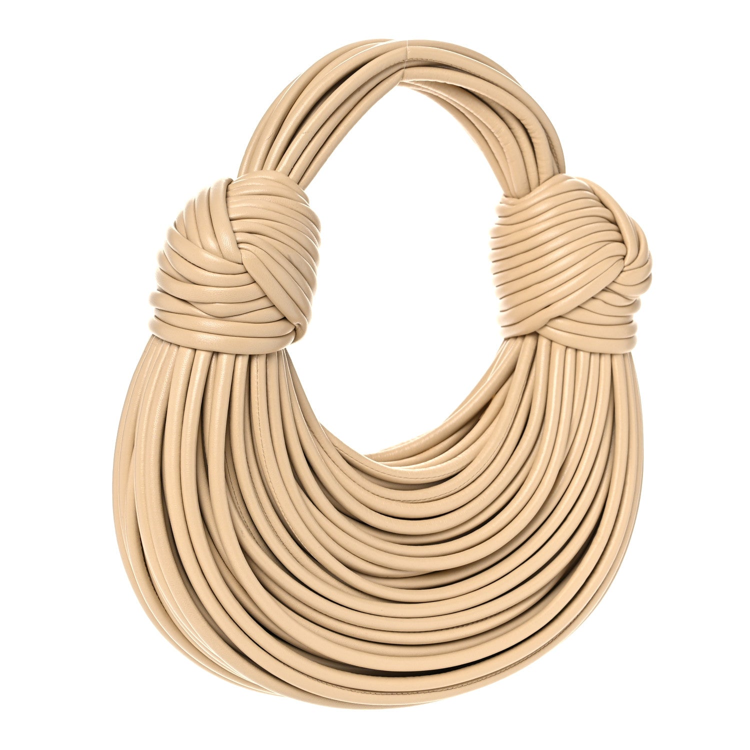 Bottega Veneta Nappa Mini Tubular Double Knot Porridge 3 of 8