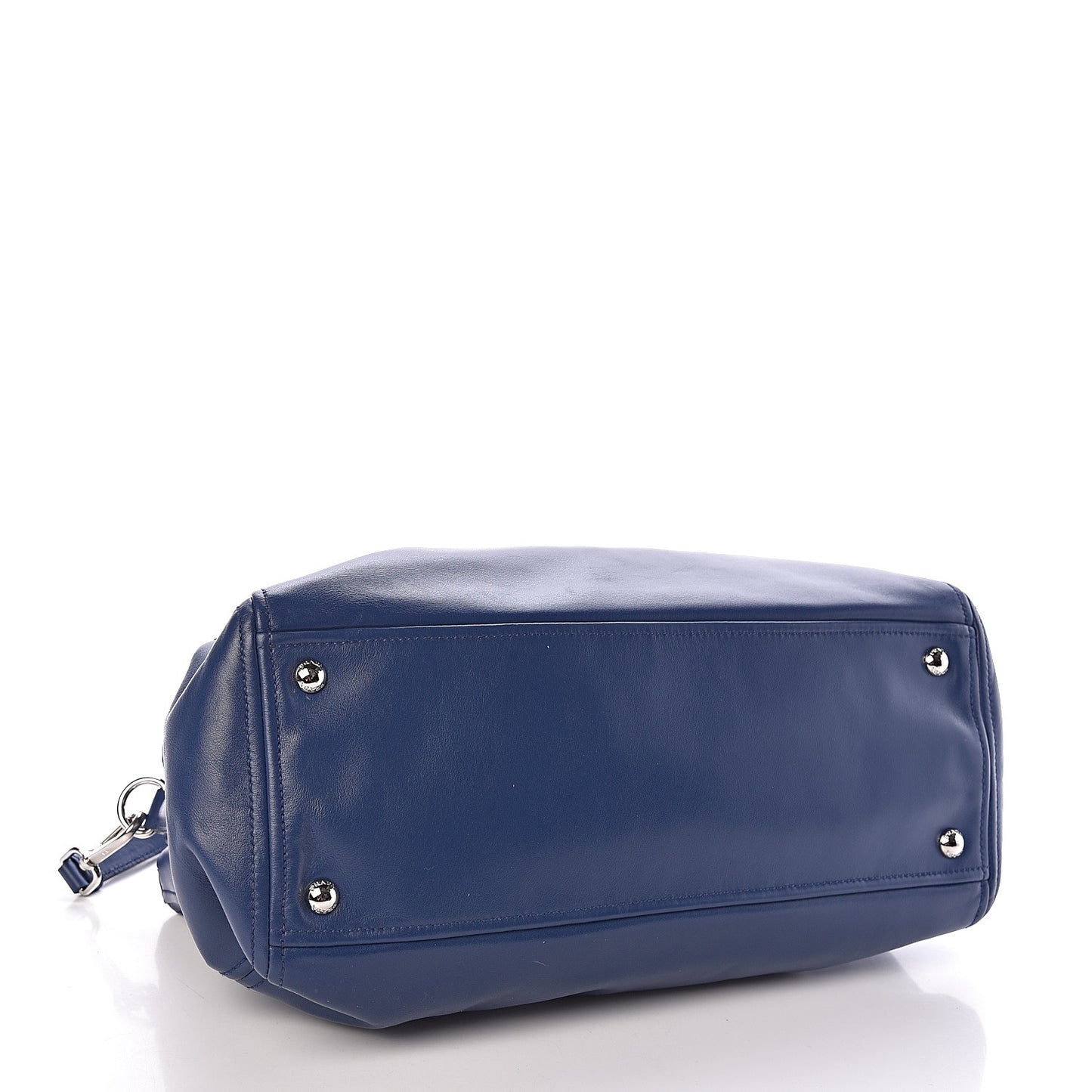 Soft Calf Double Zip Shoulder Bag Bleuette