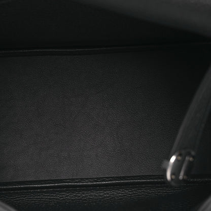 Hermes Taurillon Clemence Lindy 26 Black 5 of 12