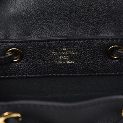 Louis Vuitton Calfskin Lockme Mini Backpack Black 5 of 7
