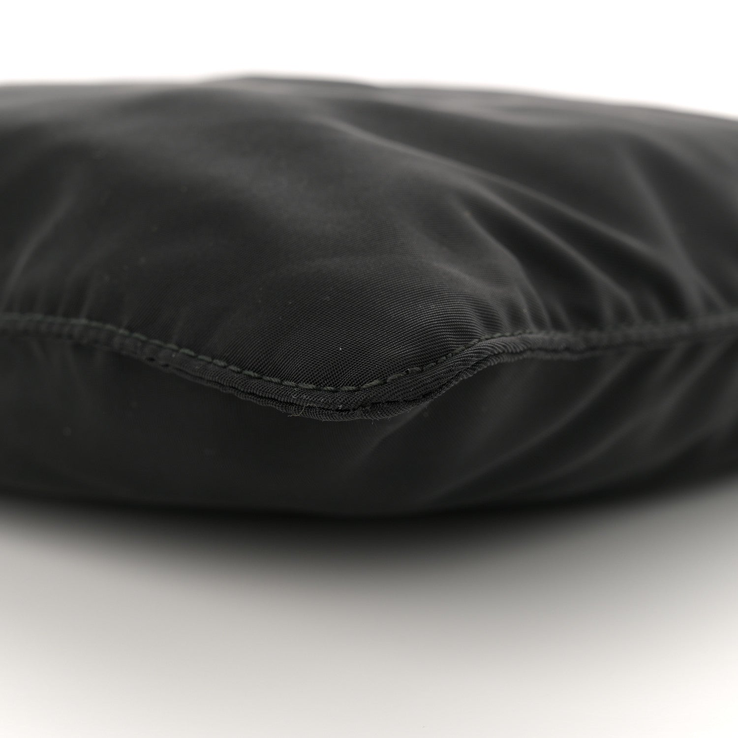 Prada Tessuto Nylon Saffiano Flat Messenger Bag Black 8 of 9