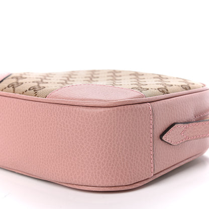 Gucci Monogram Mini Bree Messenger Bag Beige Soft Pink 6 of 9
