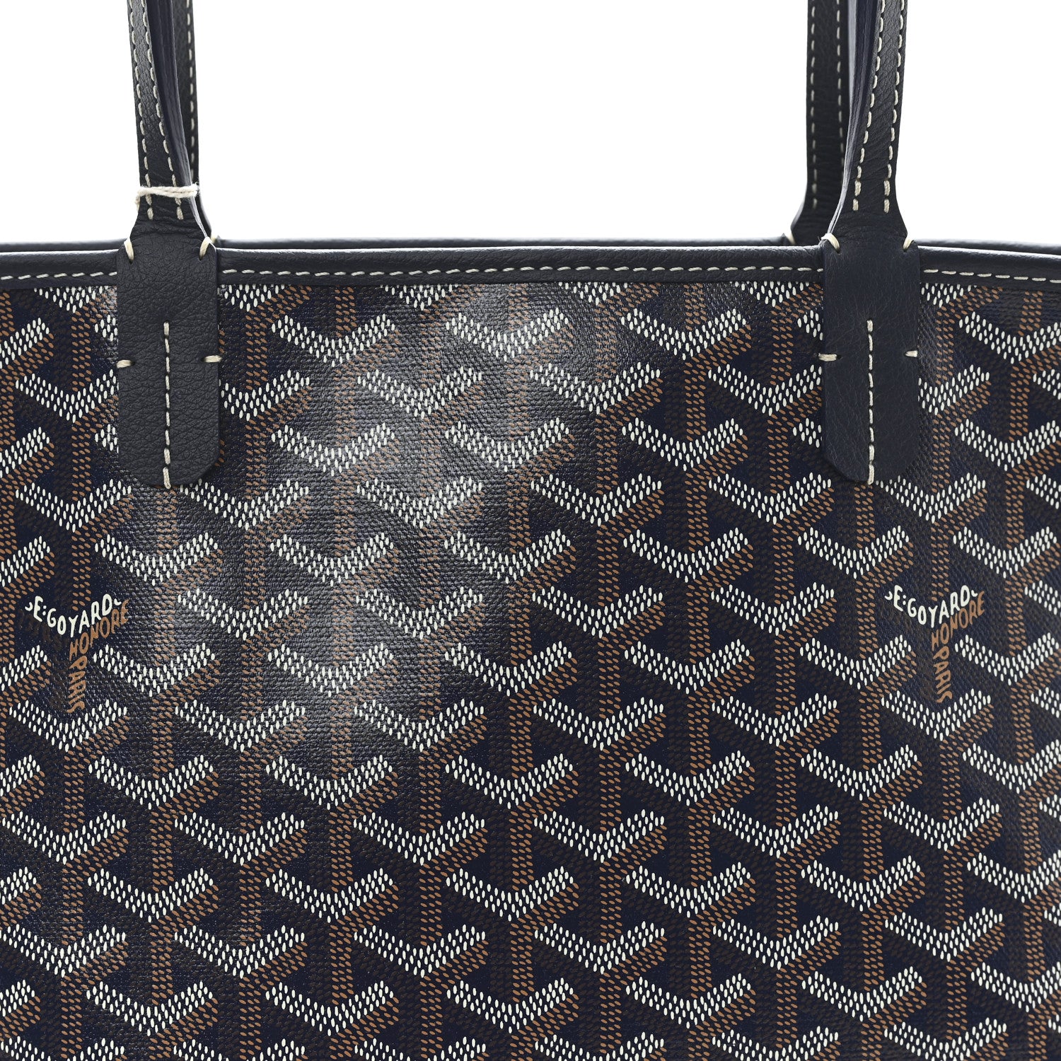 Goyard Goyardine Artois PM Navy 8 of 10