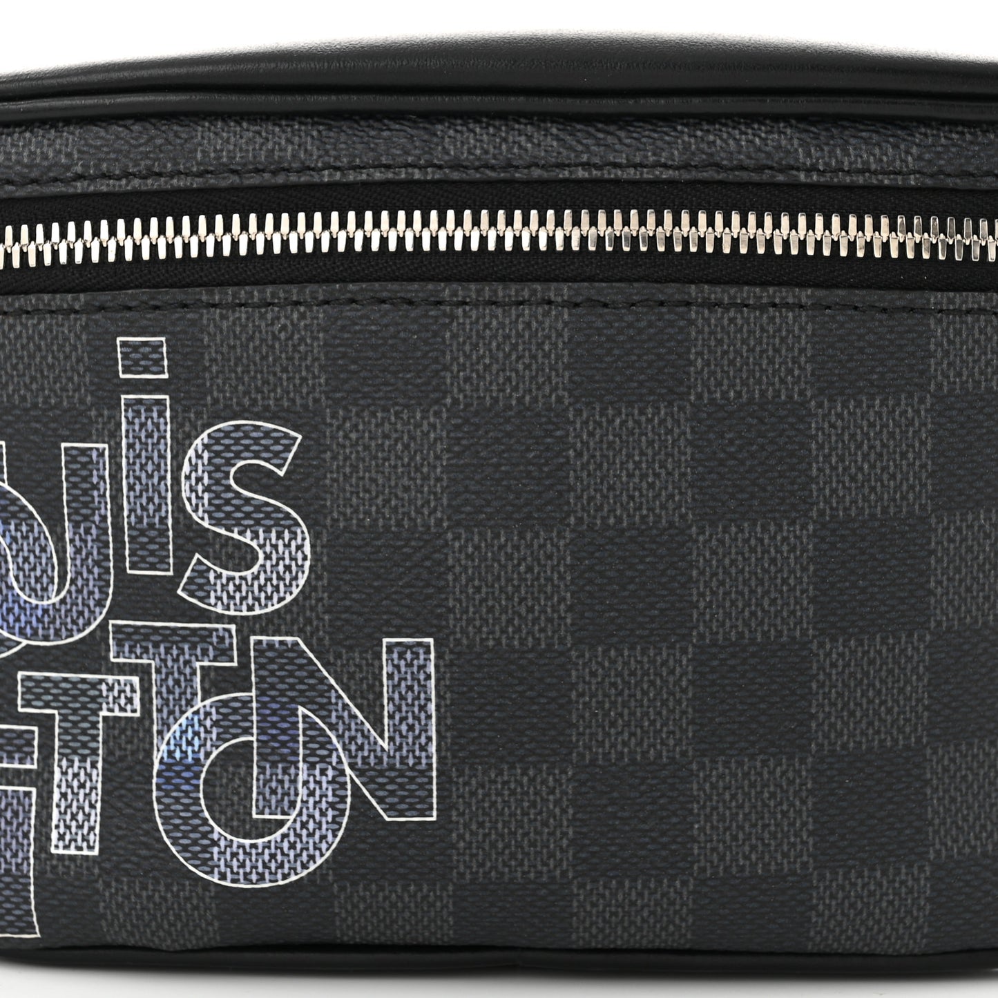 Damier Graphite Logo Campus BumBag Grey