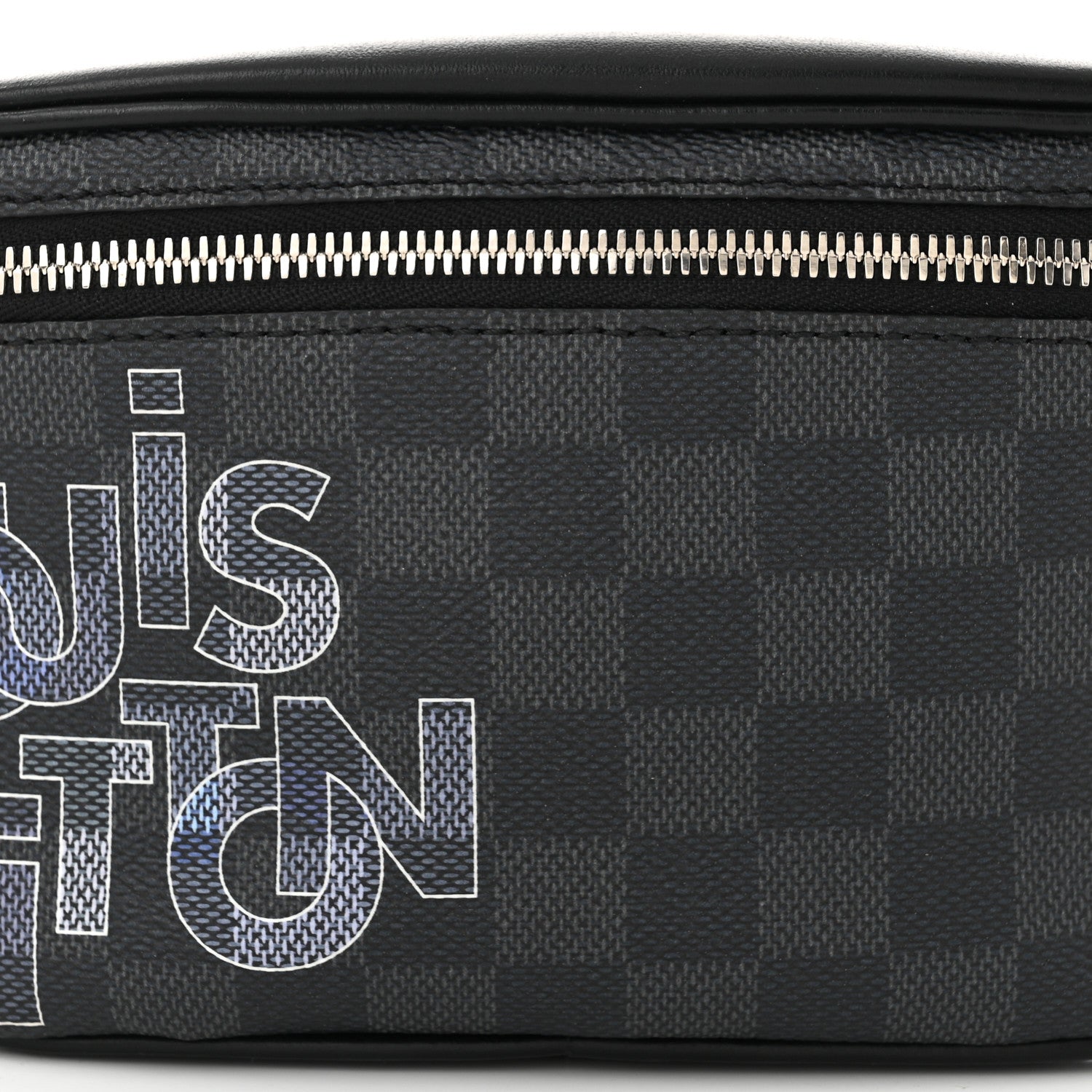 Louis Vuitton Damier Graphite Logo Campus BumBag Grey 8 of 11