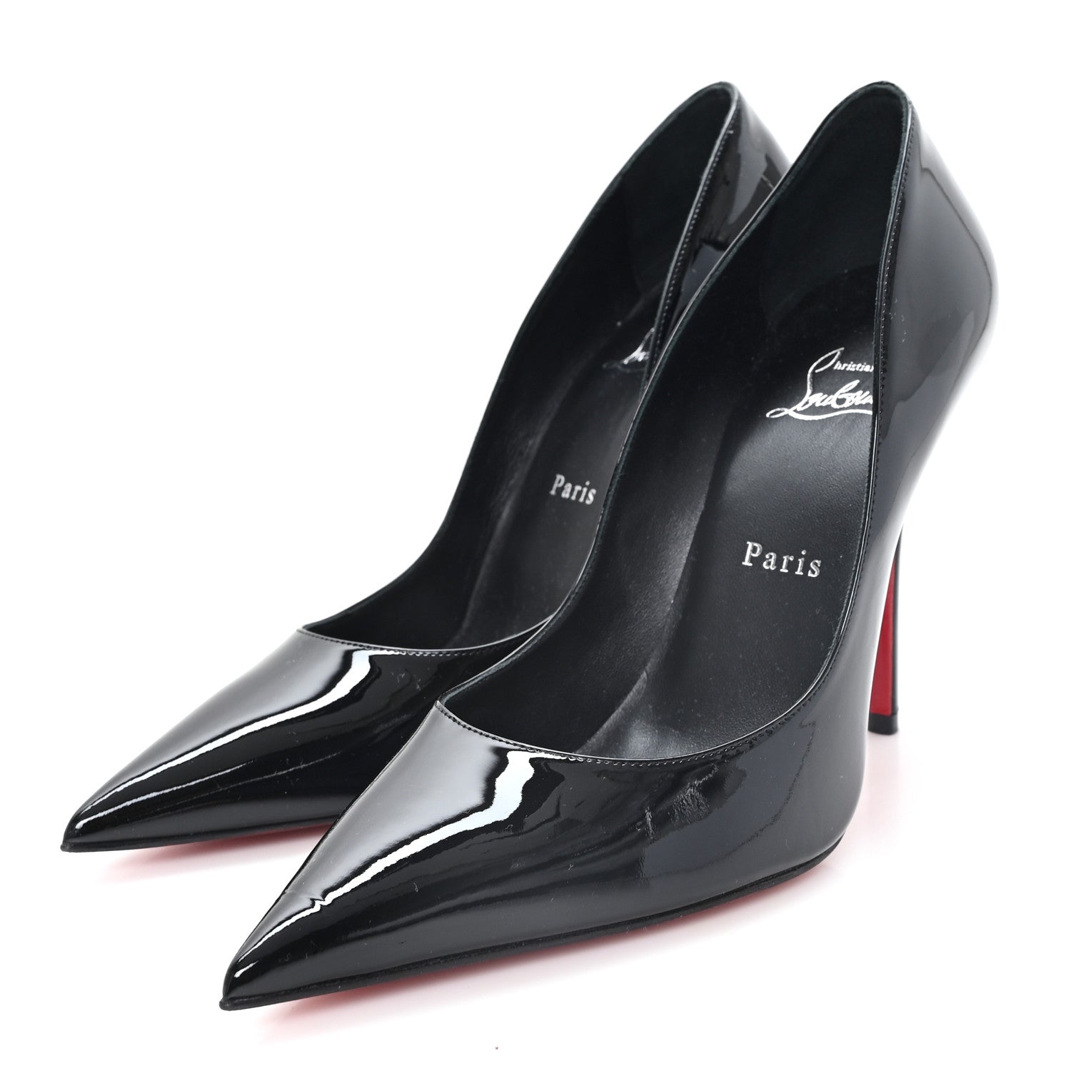 Christian Louboutin Patent Miss Z 100 Pumps Black 39.5 Black 4 of 8