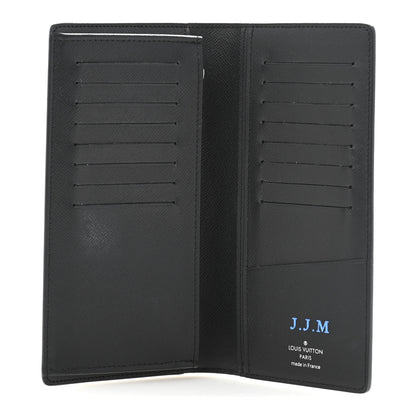 Louis Vuitton Monogram Eclipse Brazza Wallet 5 of 8