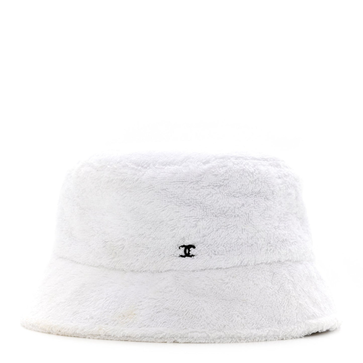 Terry Cloth CC Bucket Hat M White