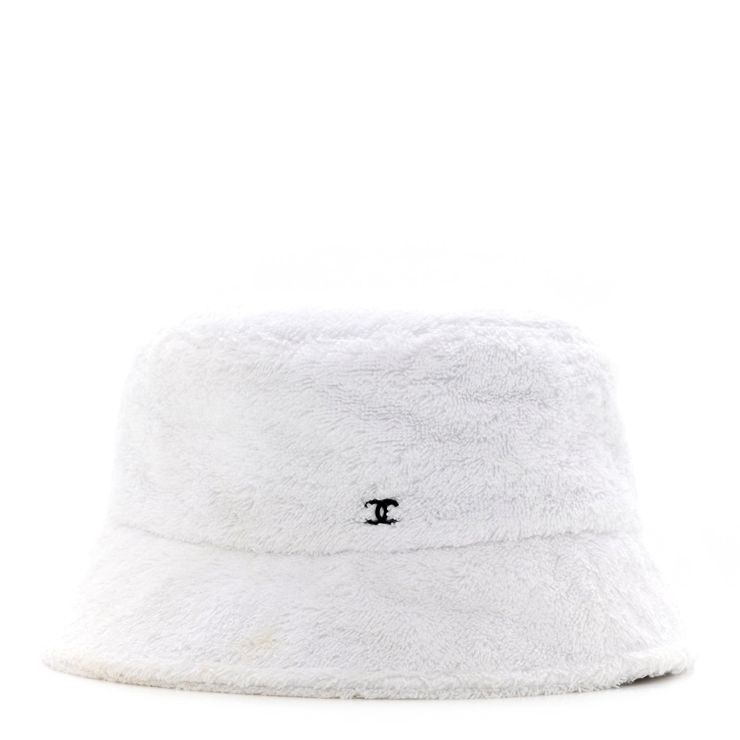 Chanel Terry Cloth CC Bucket Hat M White 3 of 9