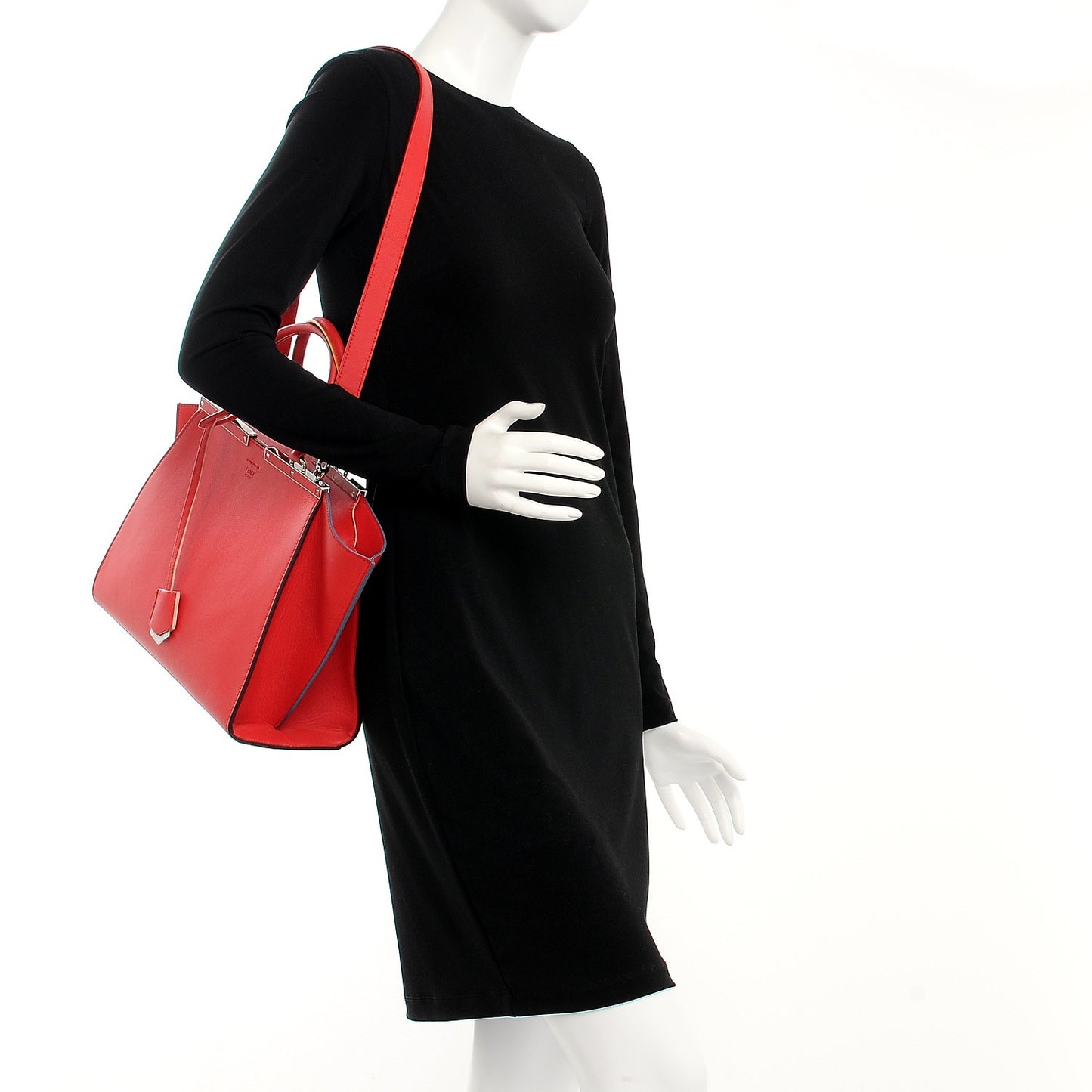 Vitello Dolce Century Petite 3Jours Tote Fiamma