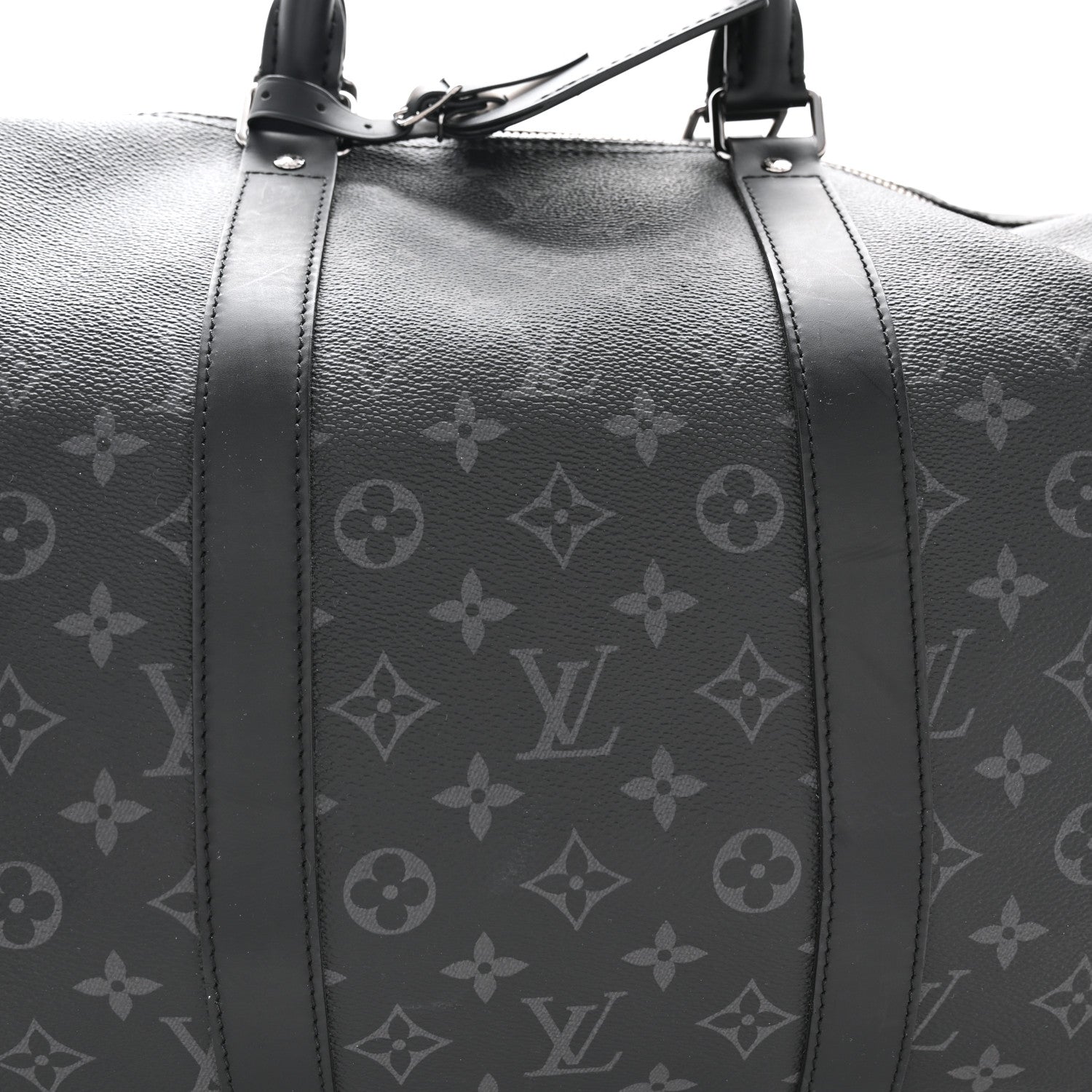 Louis Vuitton Monogram Eclipse Keepall Bandouliere 55 6 of 9