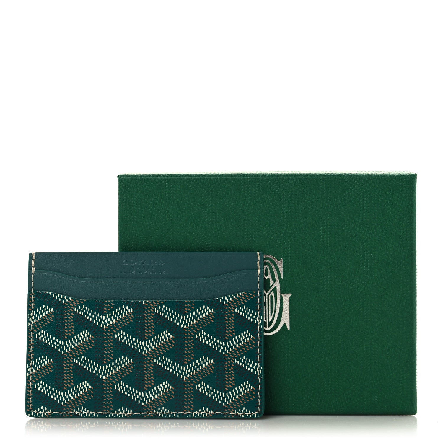 Goyard Goyardine Saint Sulpice Card Holder Green 7 of 7