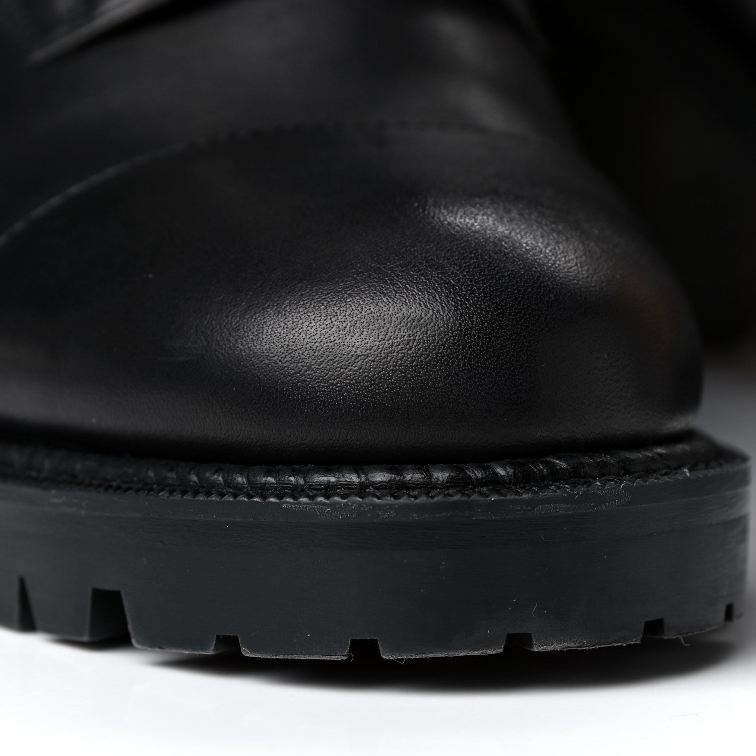 Christian Louboutin Calfskin Winter Spikes 70 Combat Boots 39.5 Black 8 of 15
