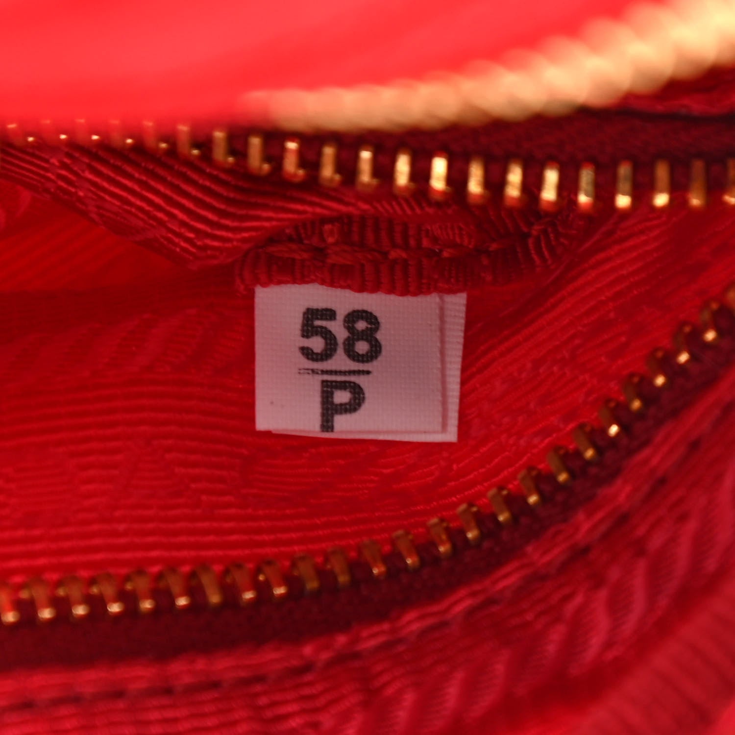 Prada Tessuto Nylon Cosmetic Pouch Rosso 8 of 8