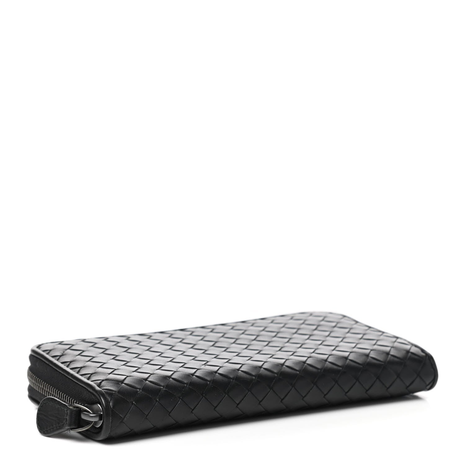 Bottega Veneta Nappa Intrecciato Zip Around Wallet Black 4 of 7