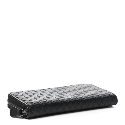 Bottega Veneta Nappa Intrecciato Zip Around Wallet Black 4 of 7