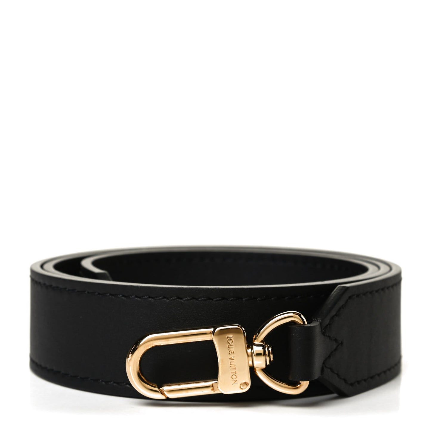 Smooth Calfskin Flower Zipped MM Tote Strap Black