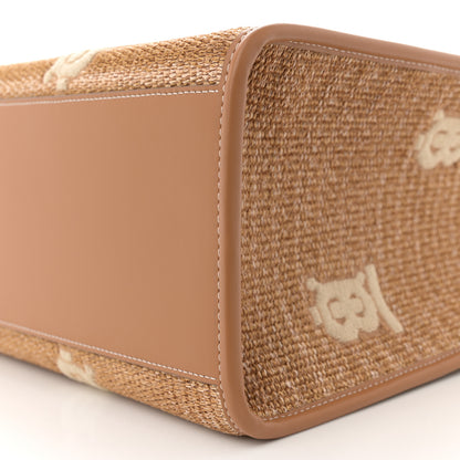 Burberry Raffia Calfskin Medium Freya Tote Natural 10 of 10