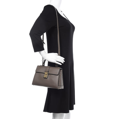 Bottega Veneta Calfskin Small Piazza Bag Steel 2 of 10