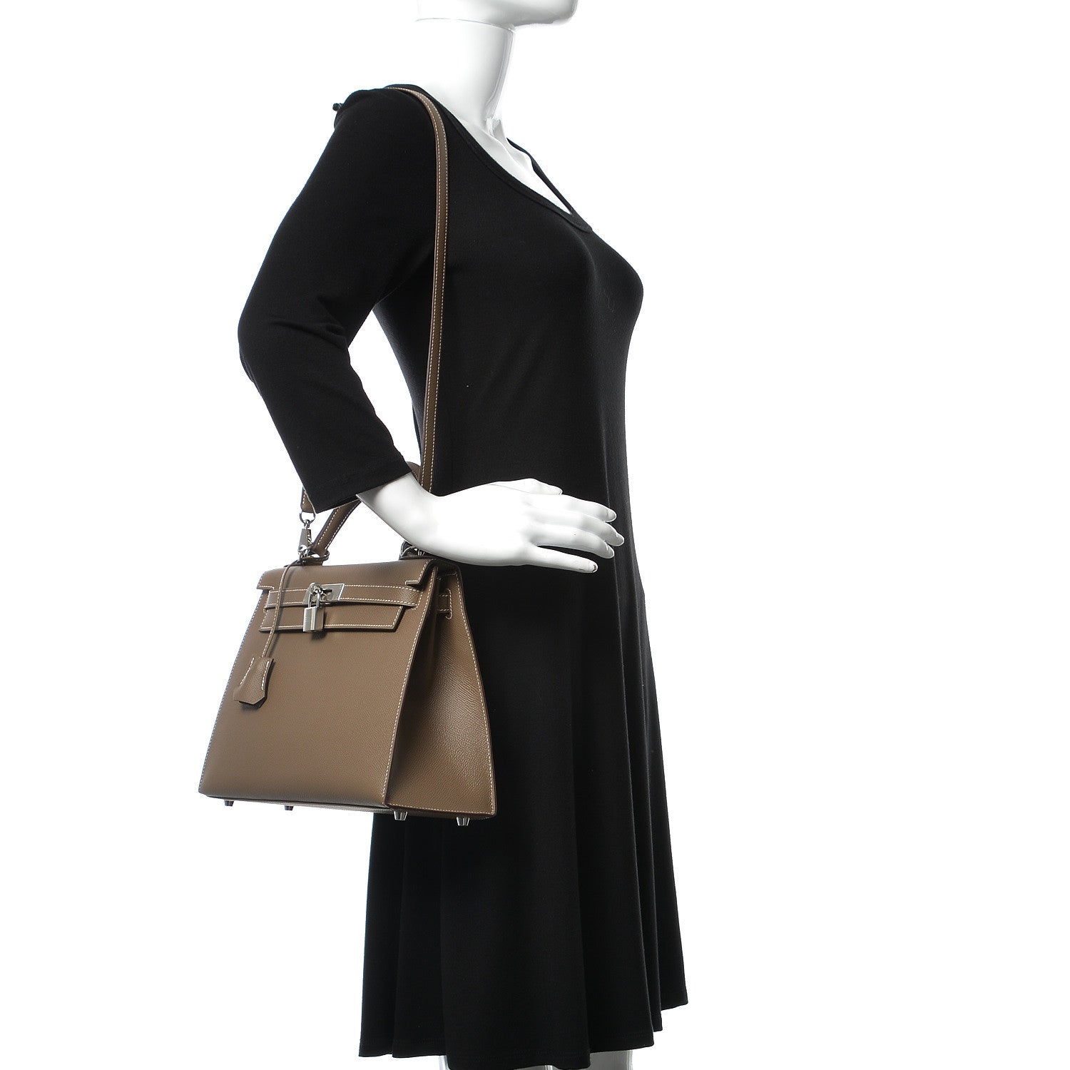 Hermes Epsom Kelly Sellier 28 Etoupe 2 of 25