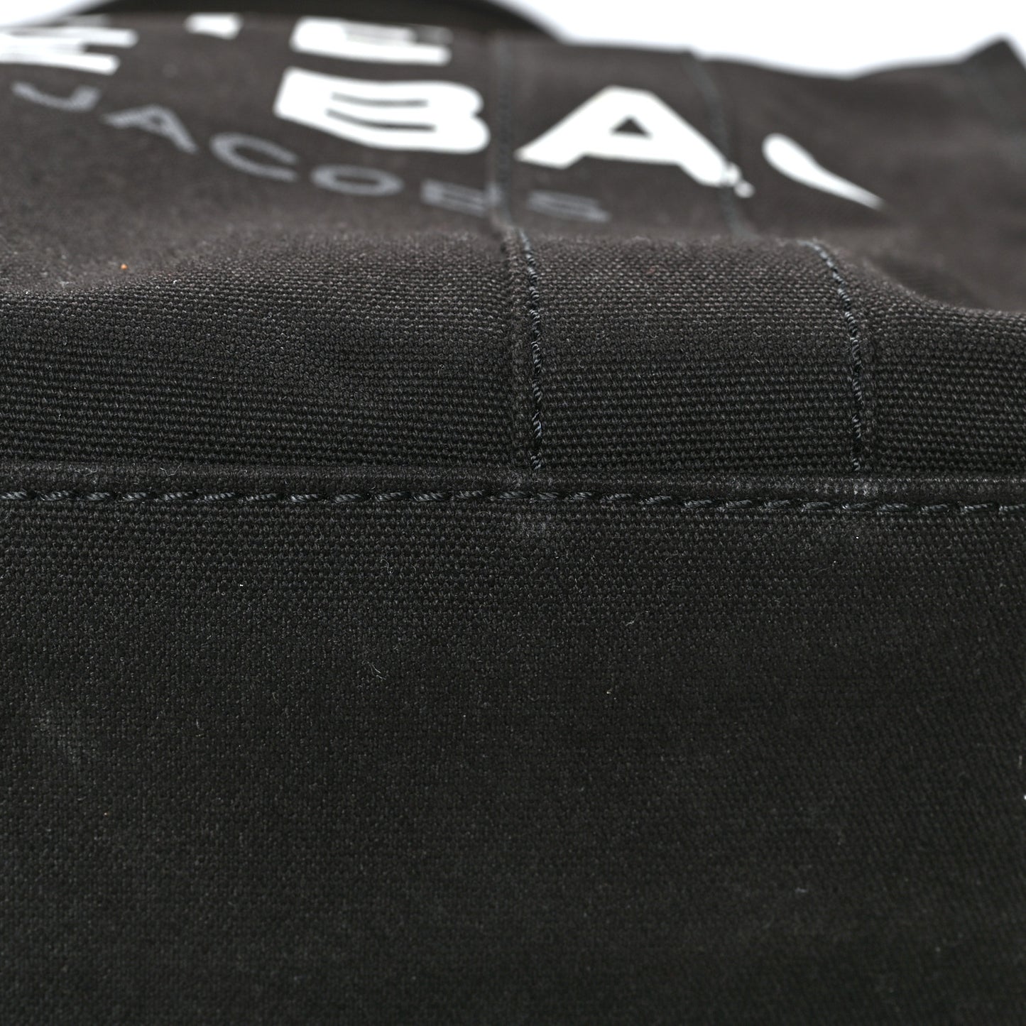 Cotton Canvas Large The Tote Bag Black